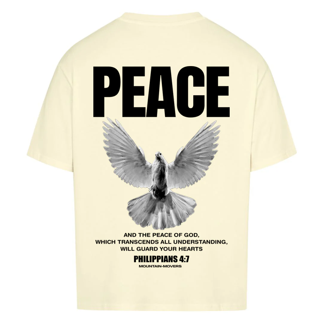 Divine Peace & Protection Oversized Shirt BackPrint - Image 4