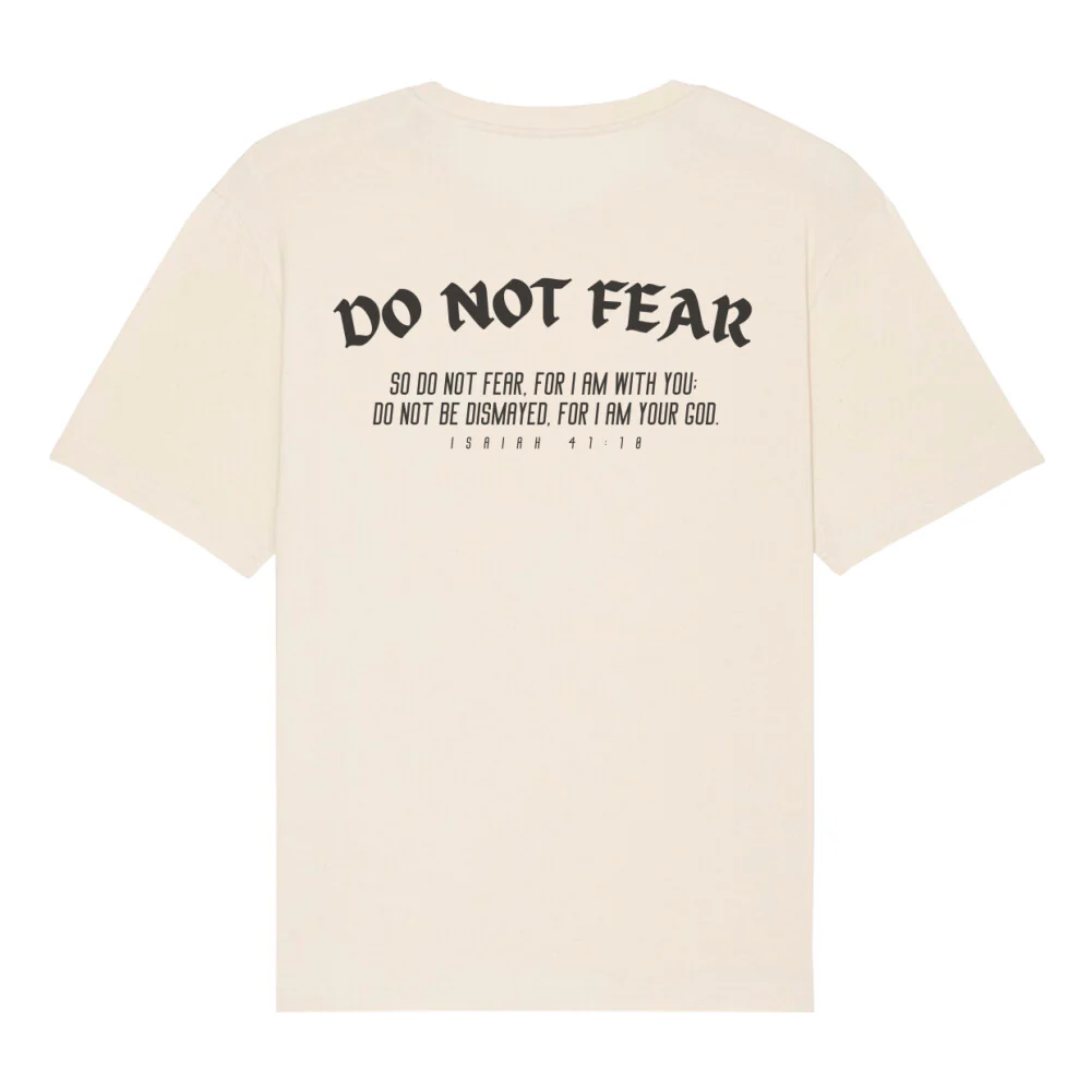 Do not fear Gym Oversized T-Shirt BackPrint - Image 6
