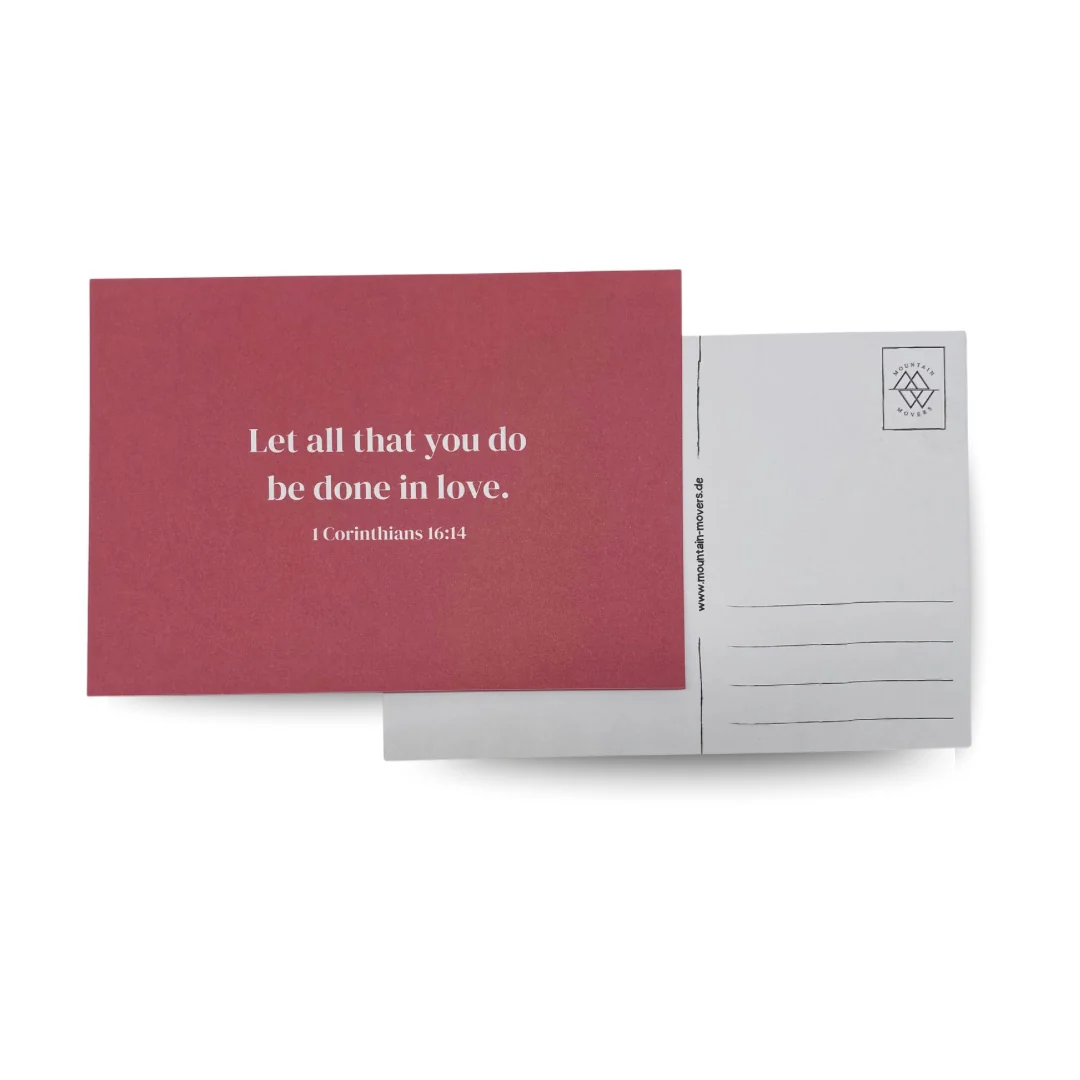 done in love Postkarte - Image 2