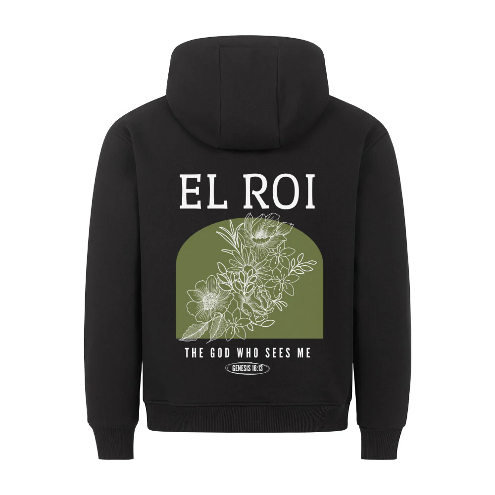 El Roi minimalistic Hoodie BackPrint