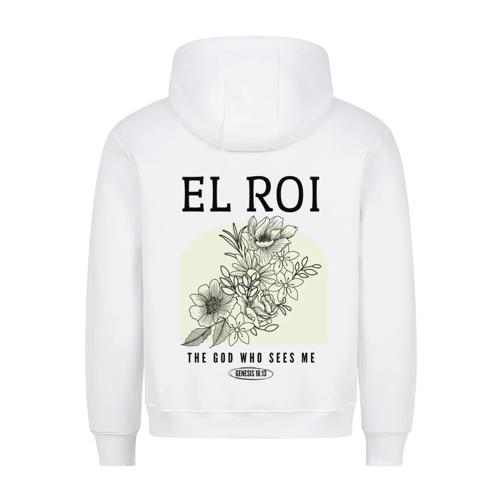 El Roi minimalistic Hoodie BackPrint - Image 3