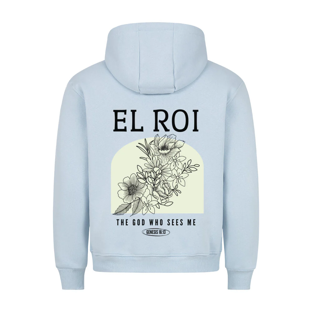 El Roi minimalistic Hoodie BackPrint - Image 5