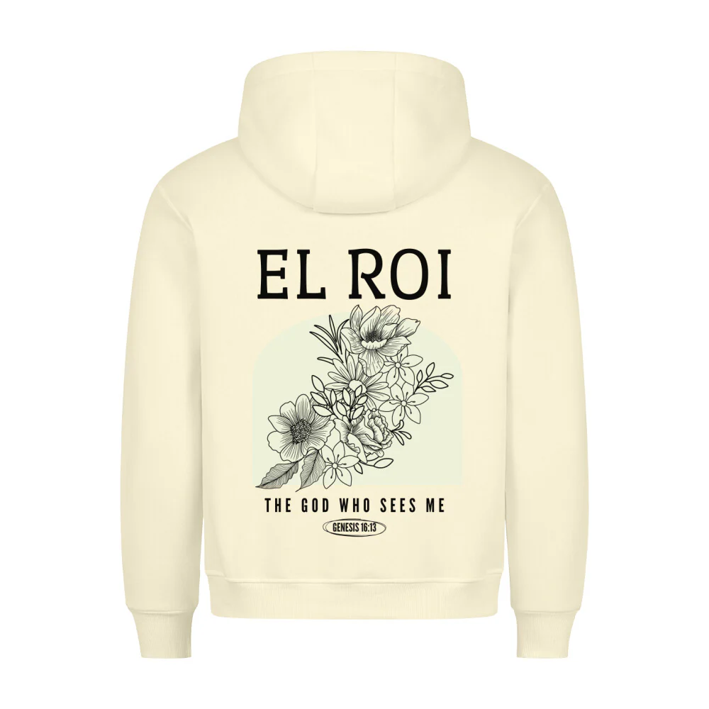 El Roi minimalistic Hoodie BackPrint - Image 7