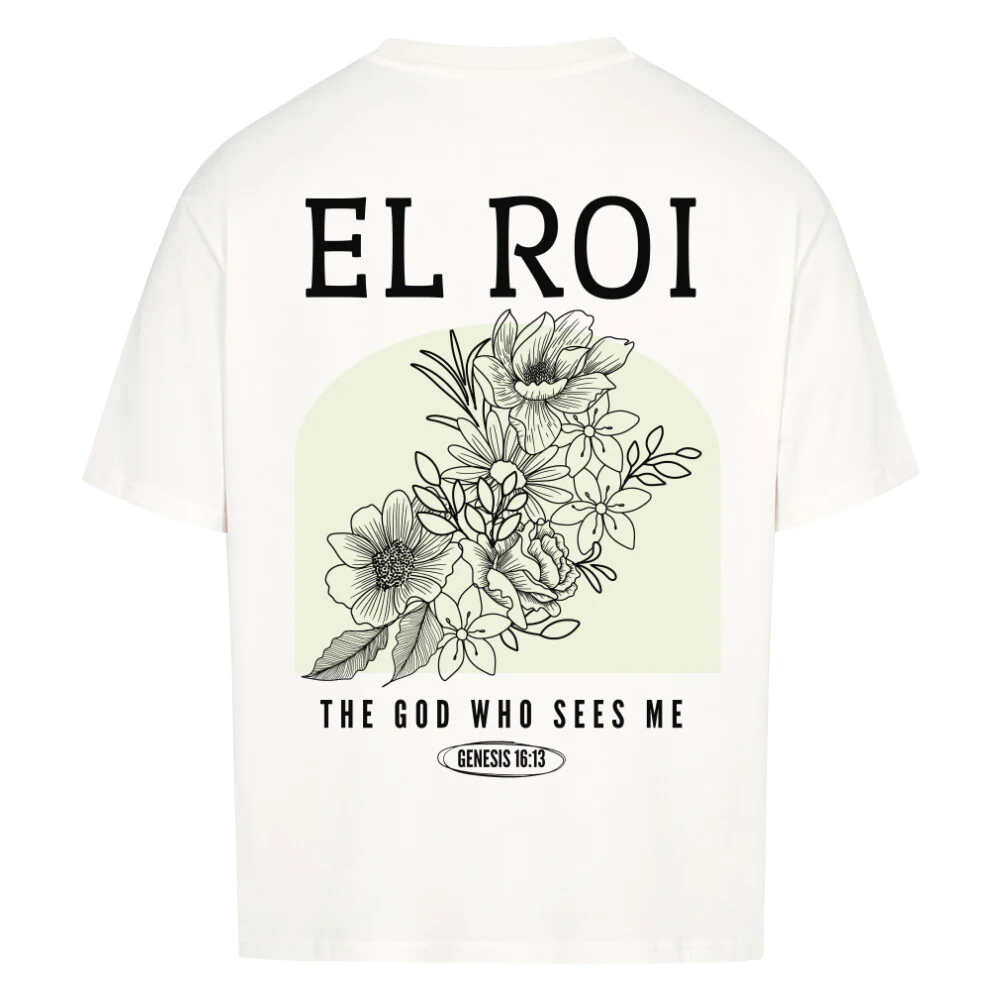 El Roi minimalistic Oversized Shirt BackPrint - Image 4