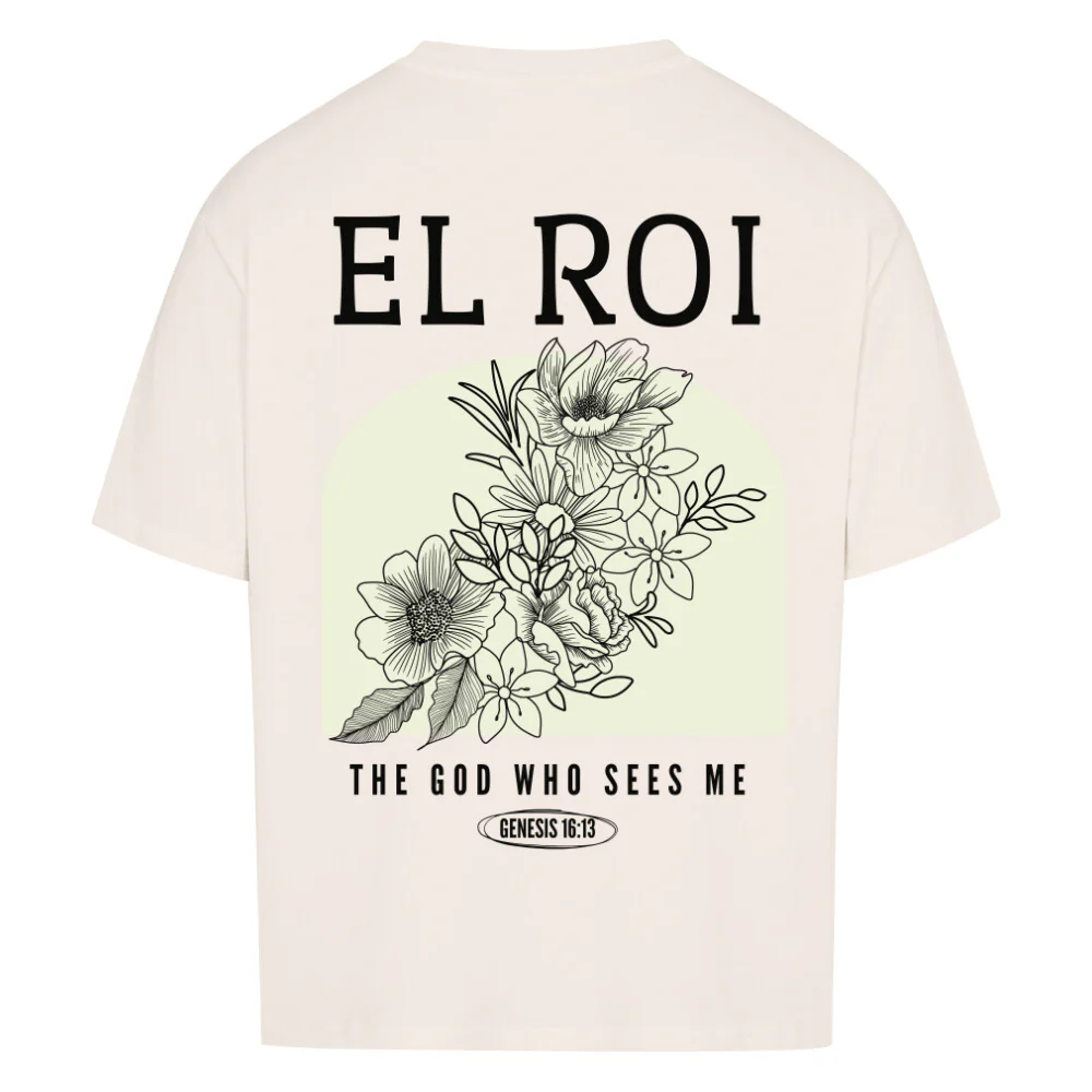 El Roi minimalistic Oversized Shirt BackPrint - Image 6