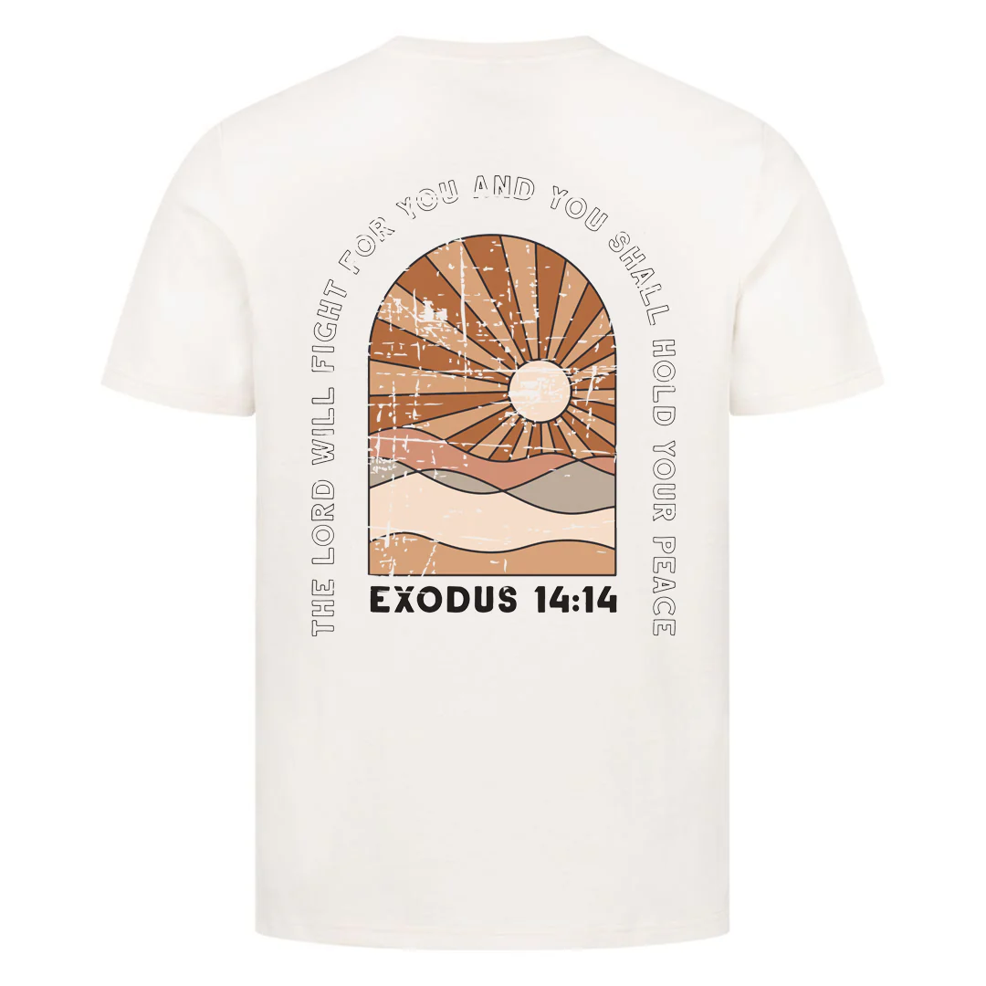 Exodus 14:14 Shirt Backprint - Image 6