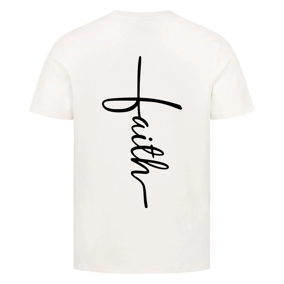 Faith Cross Shirt Backprint - Image 6