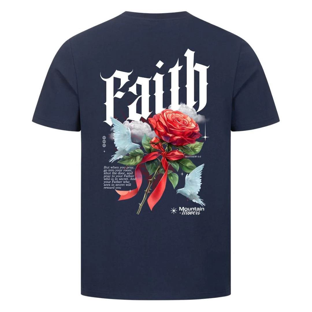 Faith flower dove Shirt BackPrint - Image 10
