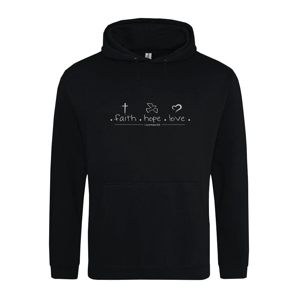 Faith hope Love Hoodie - Image 3