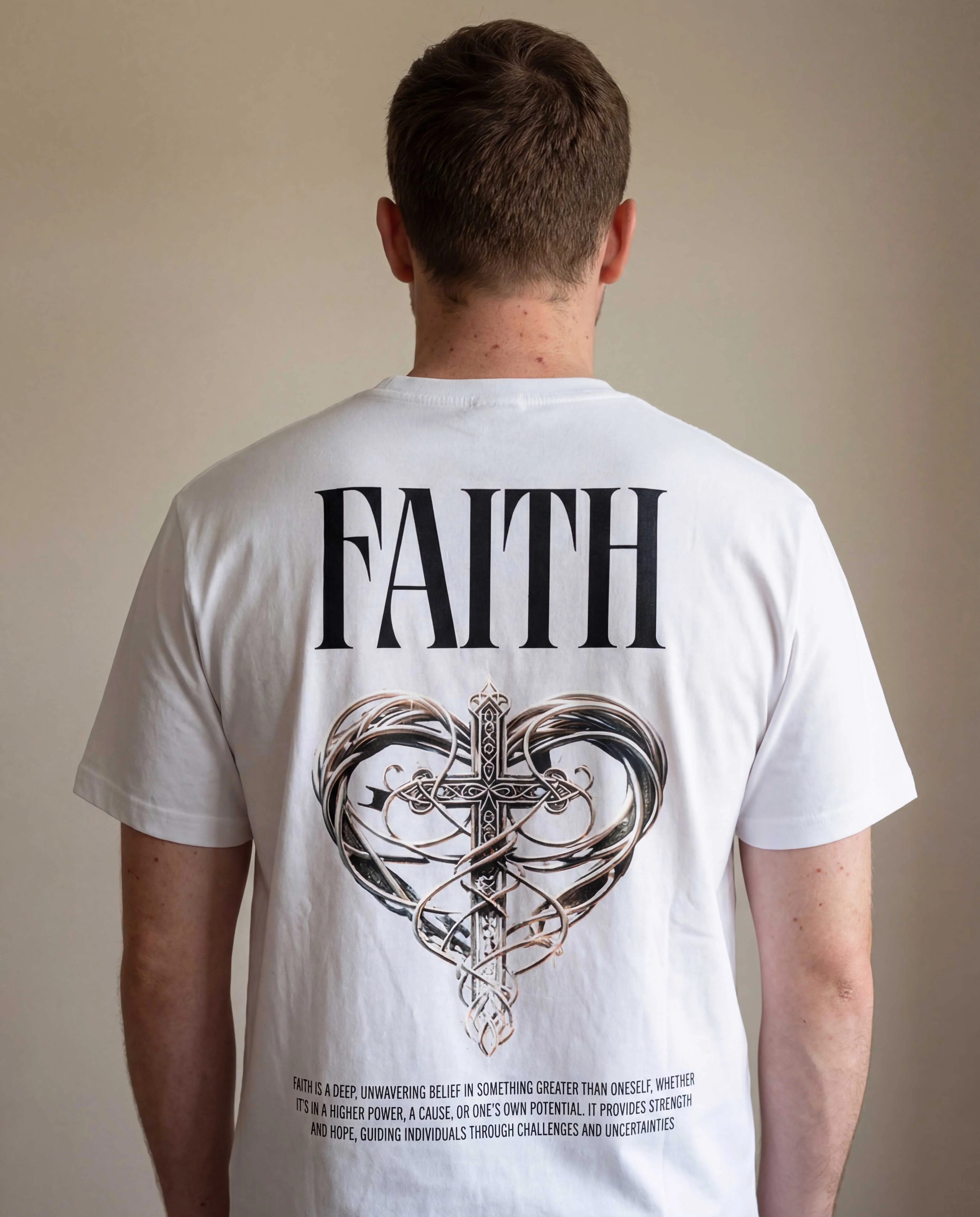 Faith love Shirt Backprint