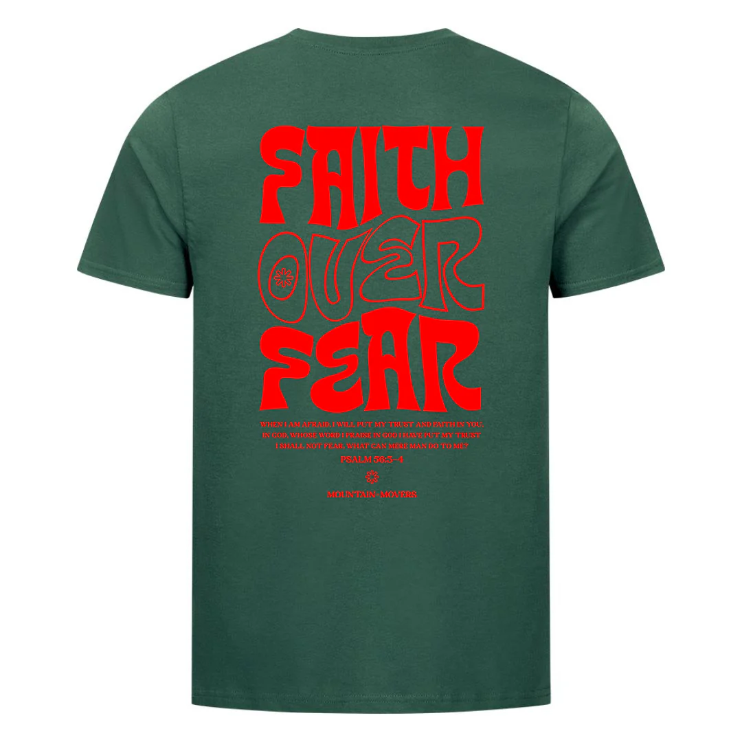 Faith over Fear Typo Shirt Backprint - Image 8