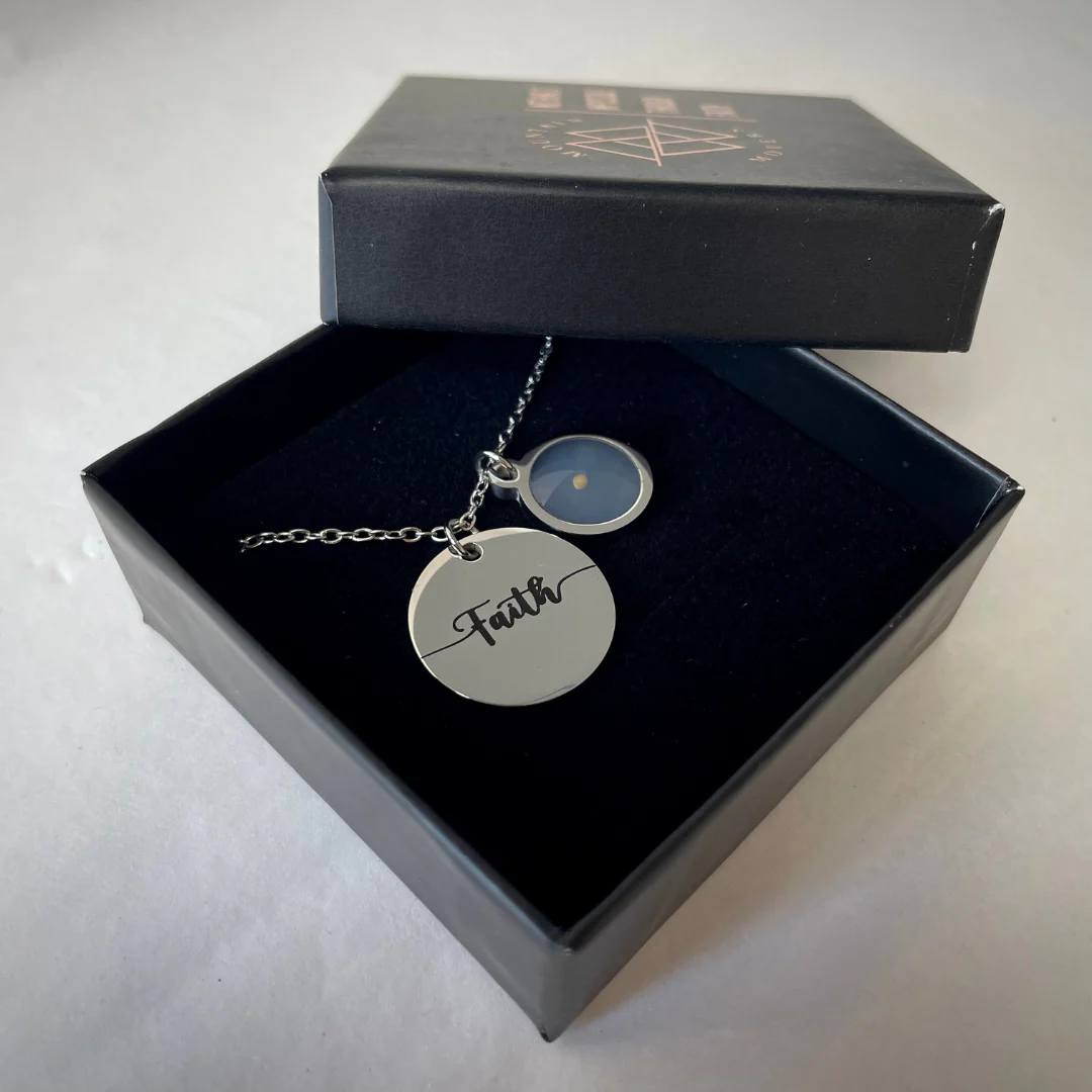 Faith Senfkorn Edelstahl Kette - Image 6