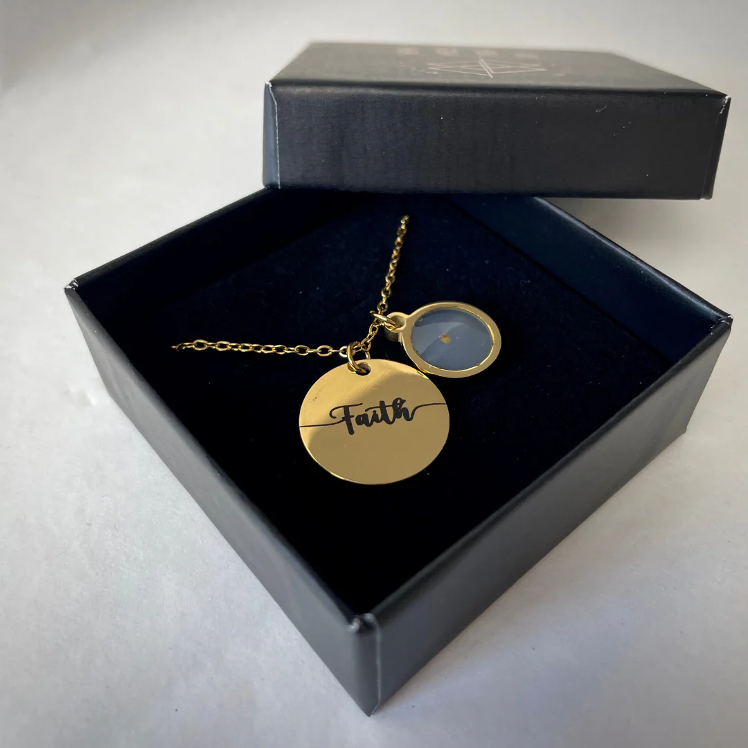 Faith Senfkorn Edelstahl Kette - Image 7