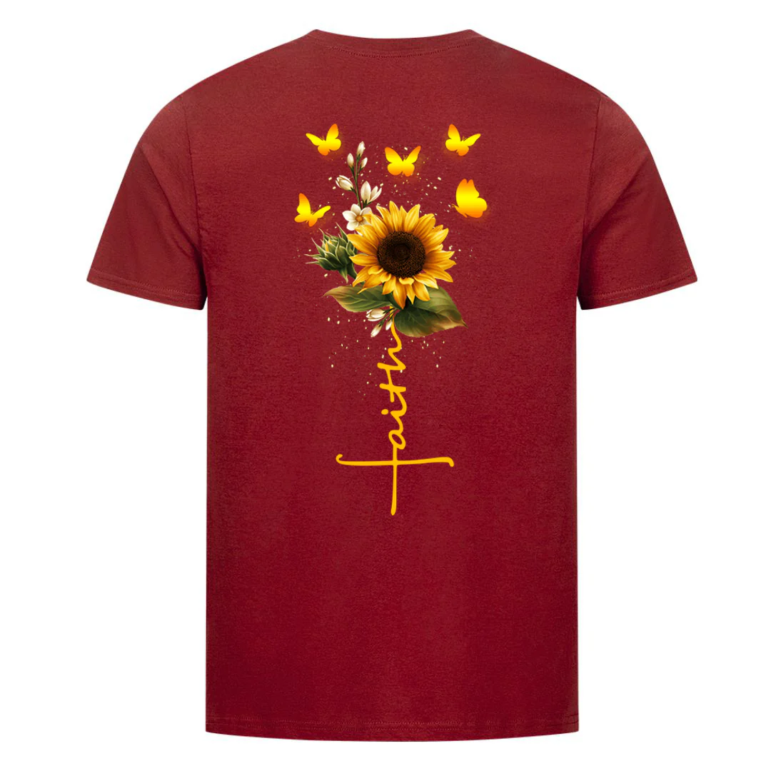 Faith Sunflower Shirt Backprint - Image 5