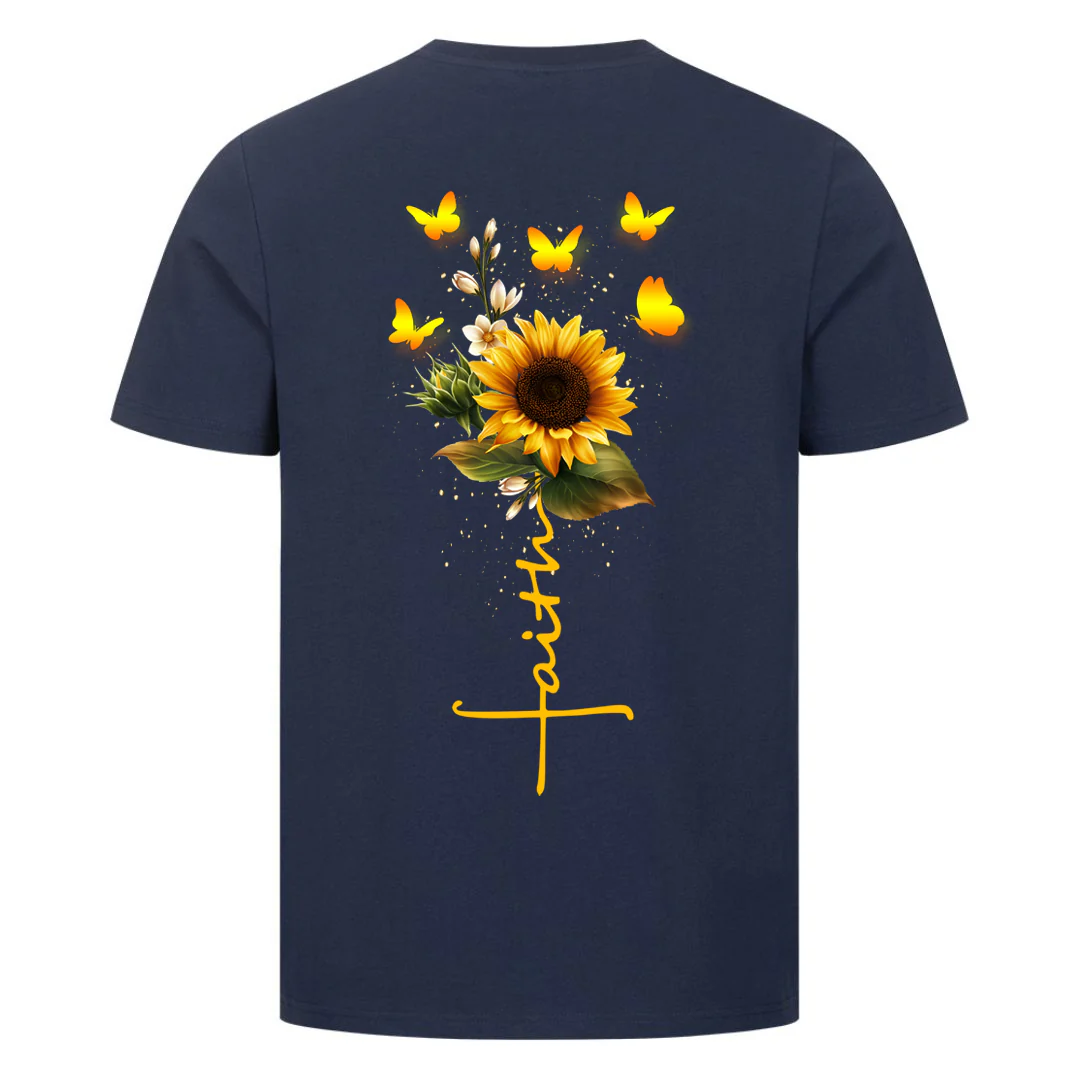 Faith Sunflower Shirt Backprint - Image 7