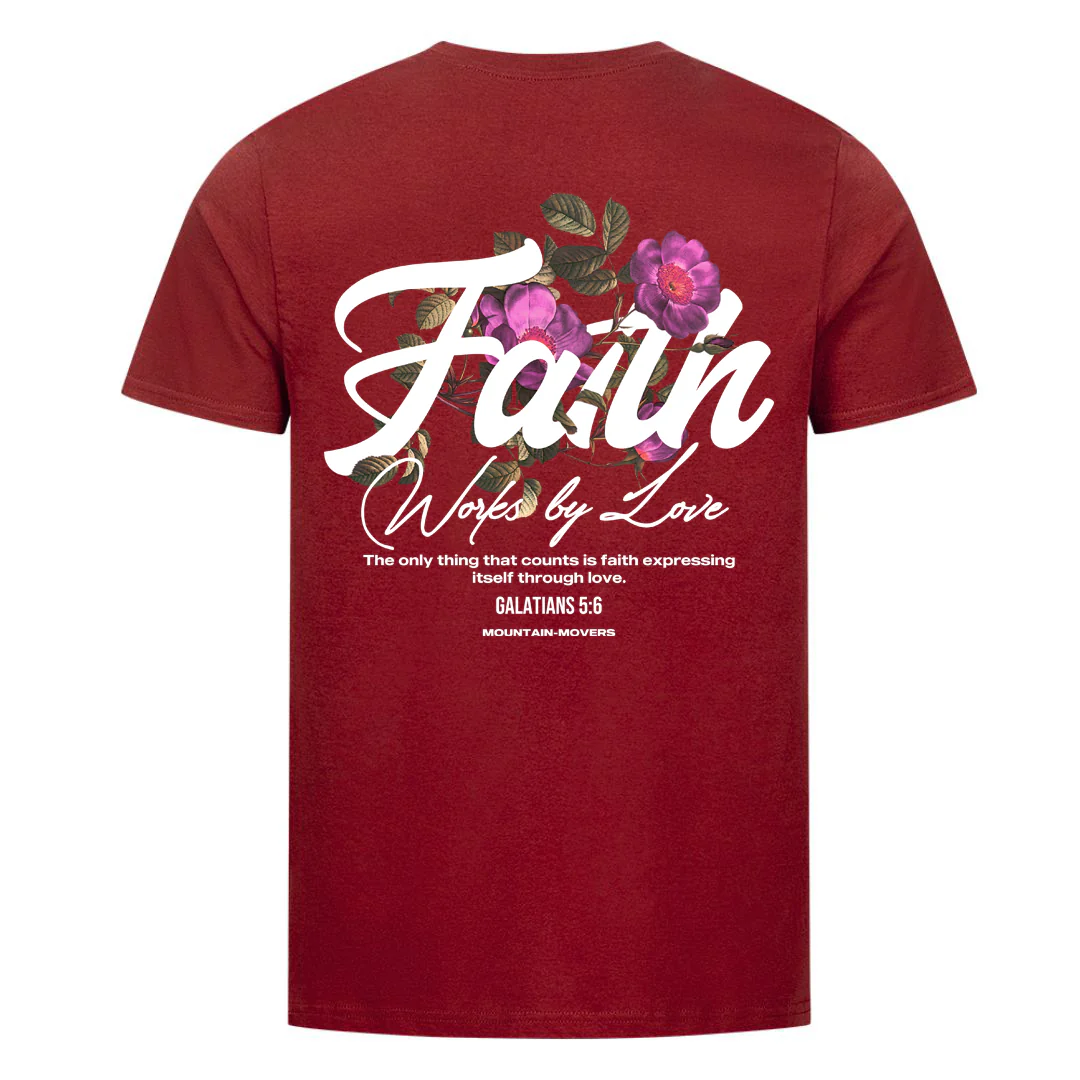 Faith Work By love Shirt Backprint - Image 5