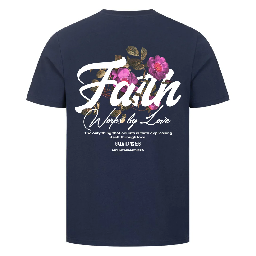 Faith Work By love Shirt Backprint - Image 7