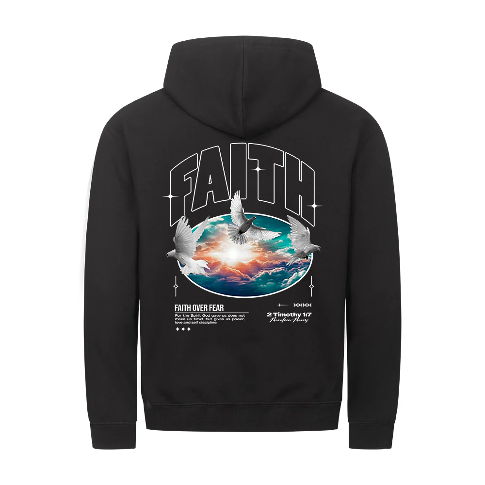 Faith Zipper Hoodie Backprint