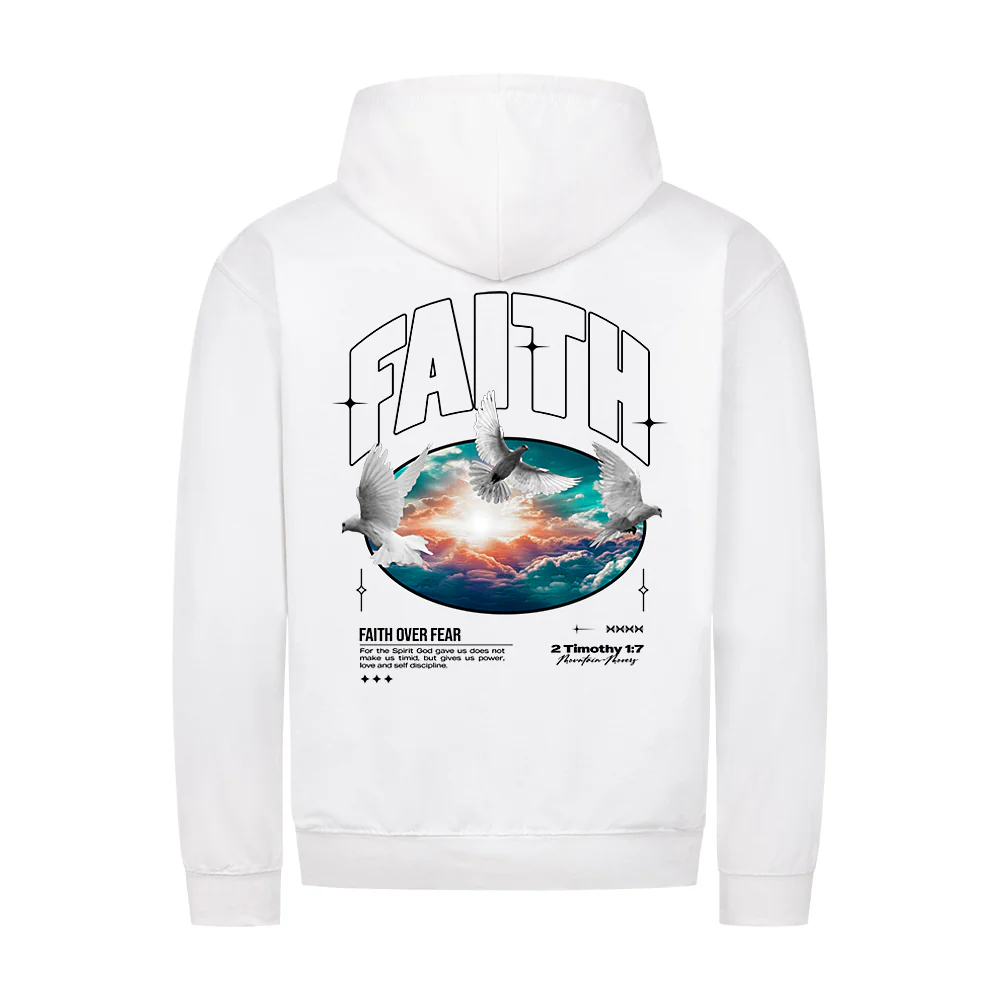 Faith Zipper Hoodie Backprint - Image 3