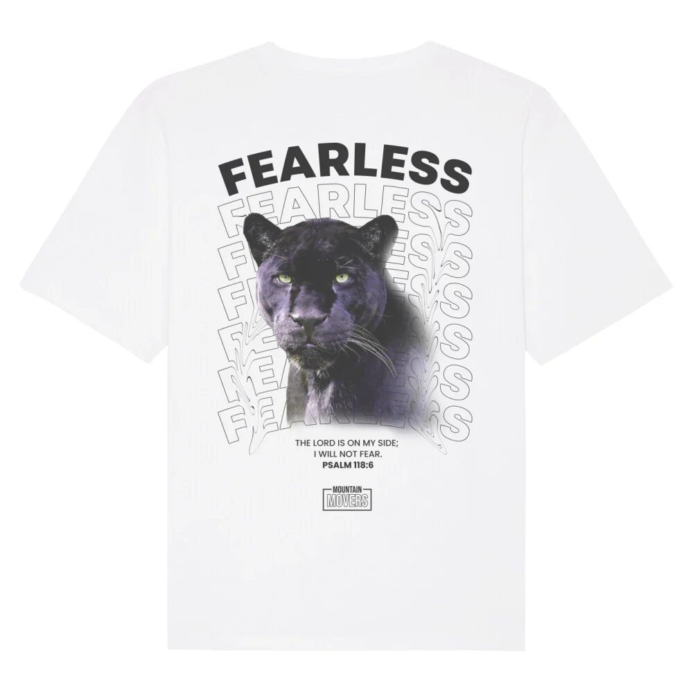 Fearless Panther Oversized Shirt BackPrint - Image 4