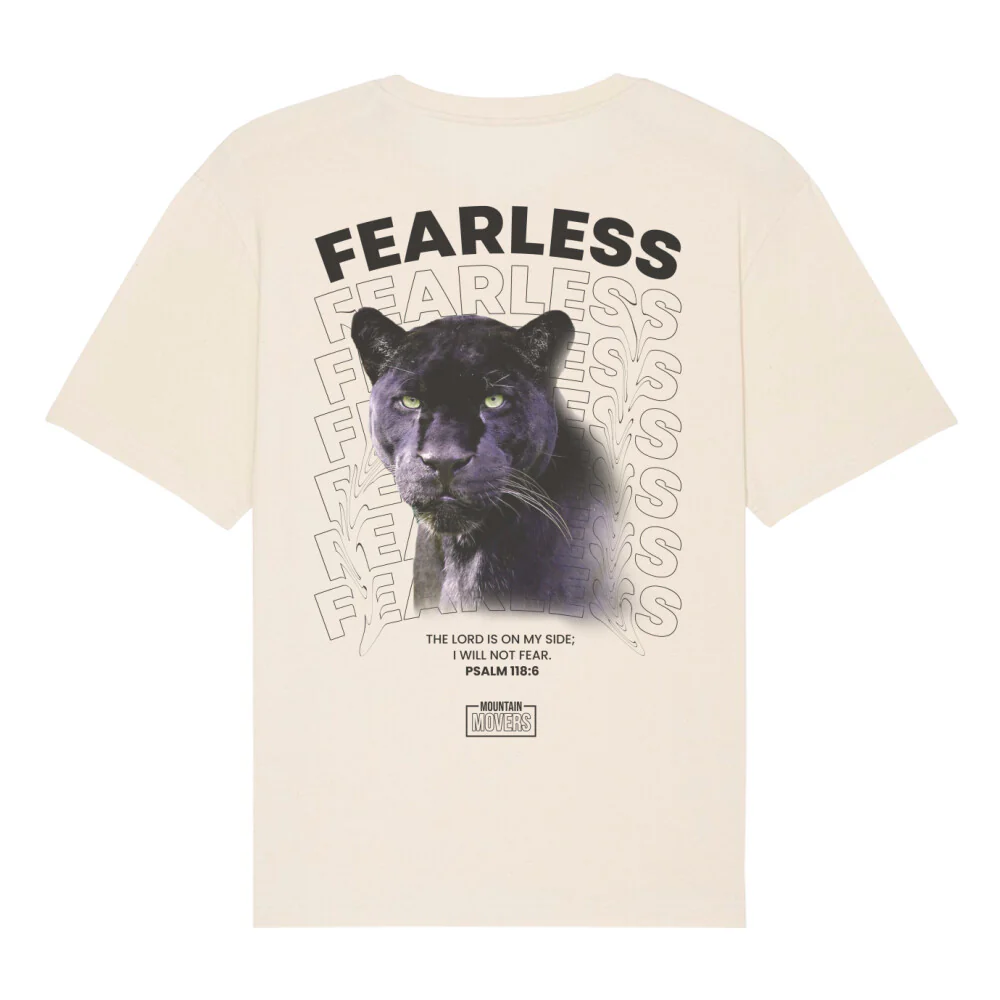 Fearless Panther Oversized Shirt BackPrint - Image 6