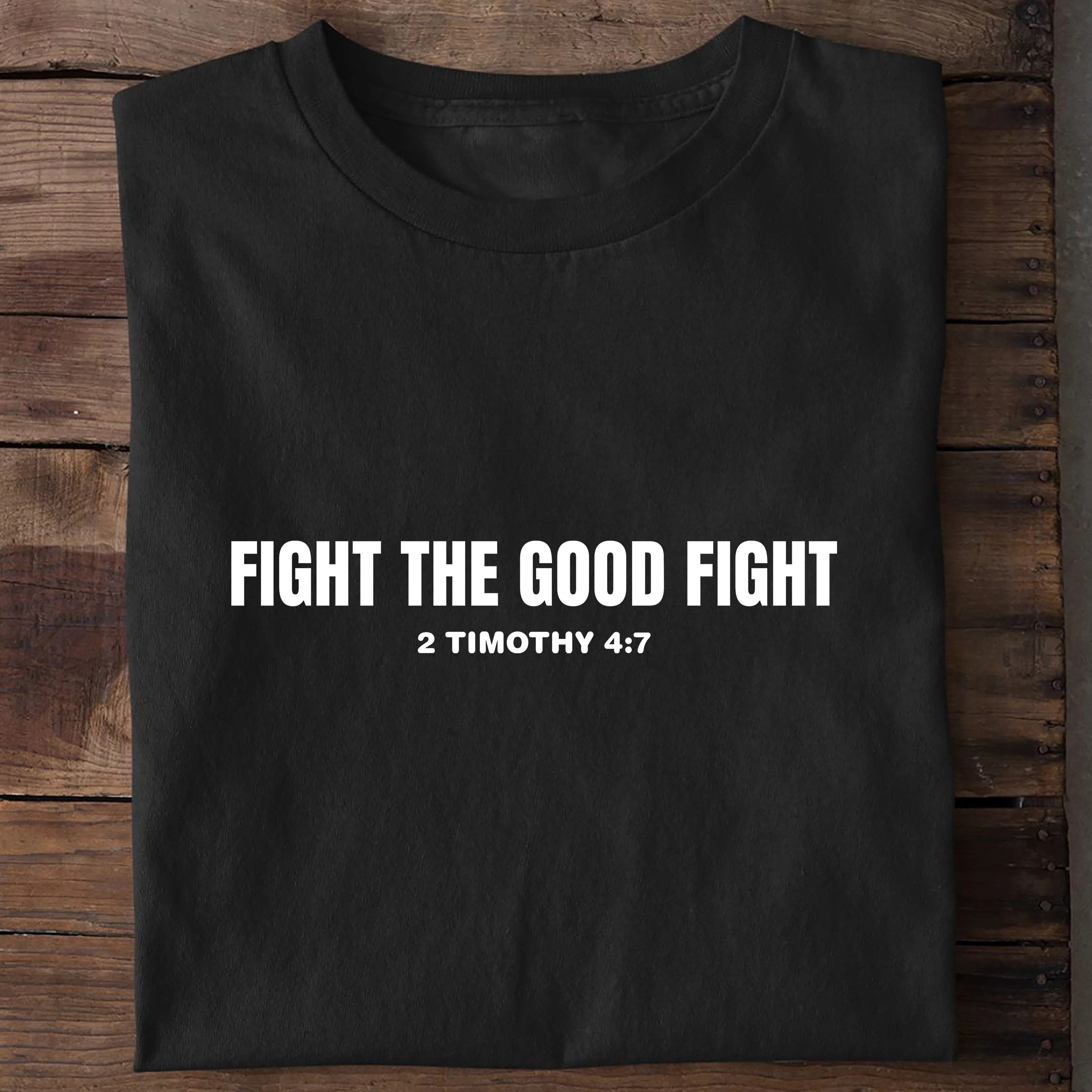 Fight the good fight Shirt - Image 5