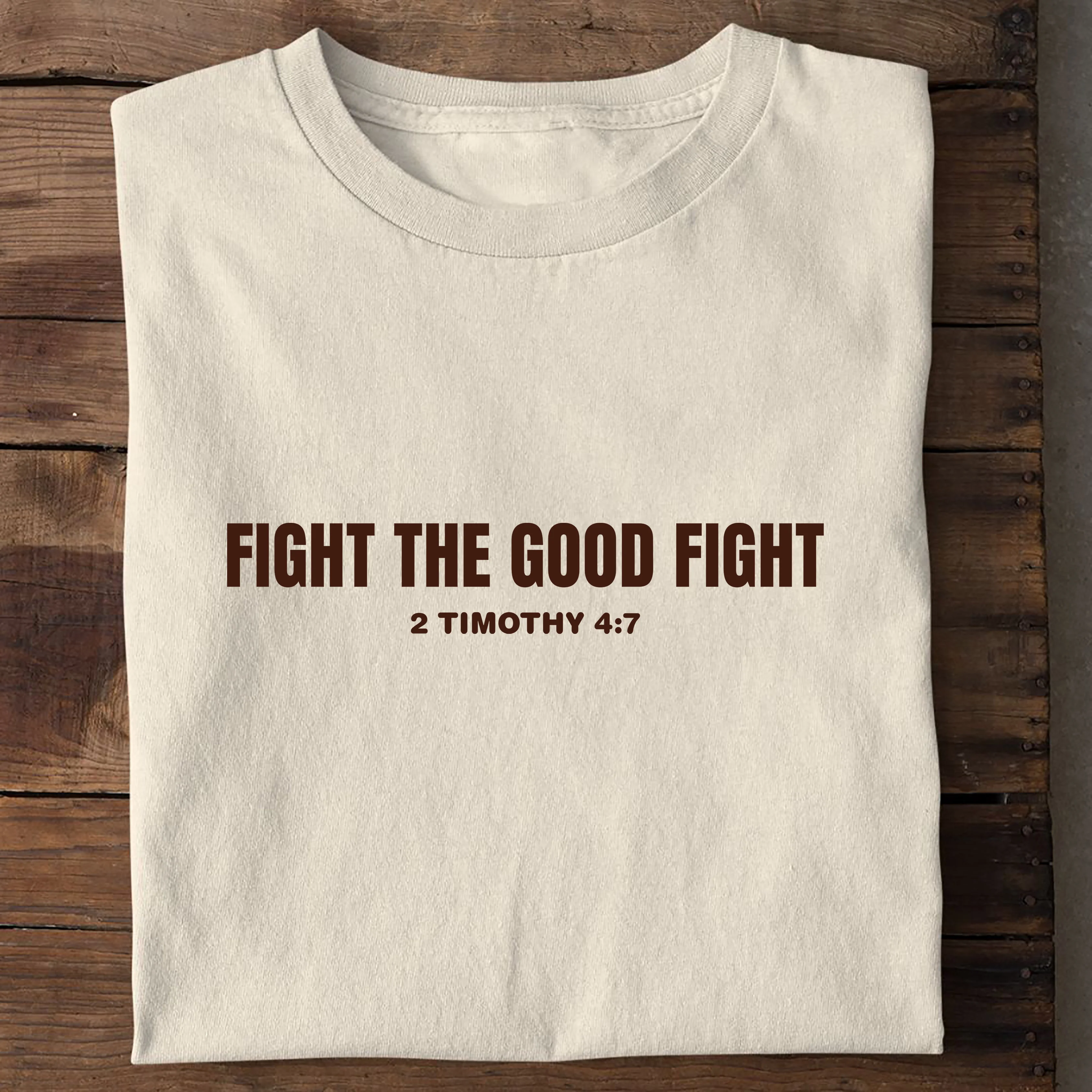 Fight the good fight Shirt - Image 6