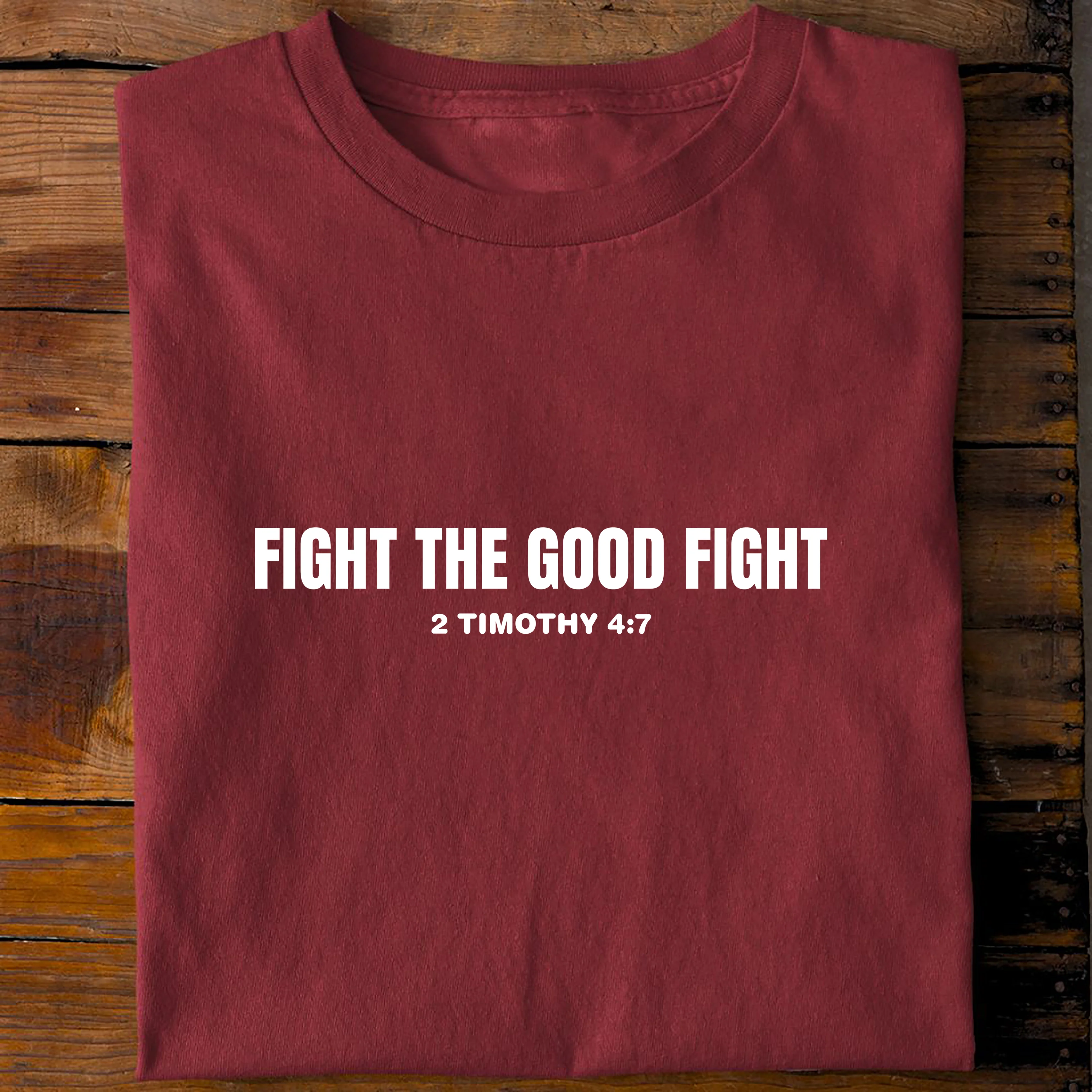Fight the good fight Shirt - Image 7