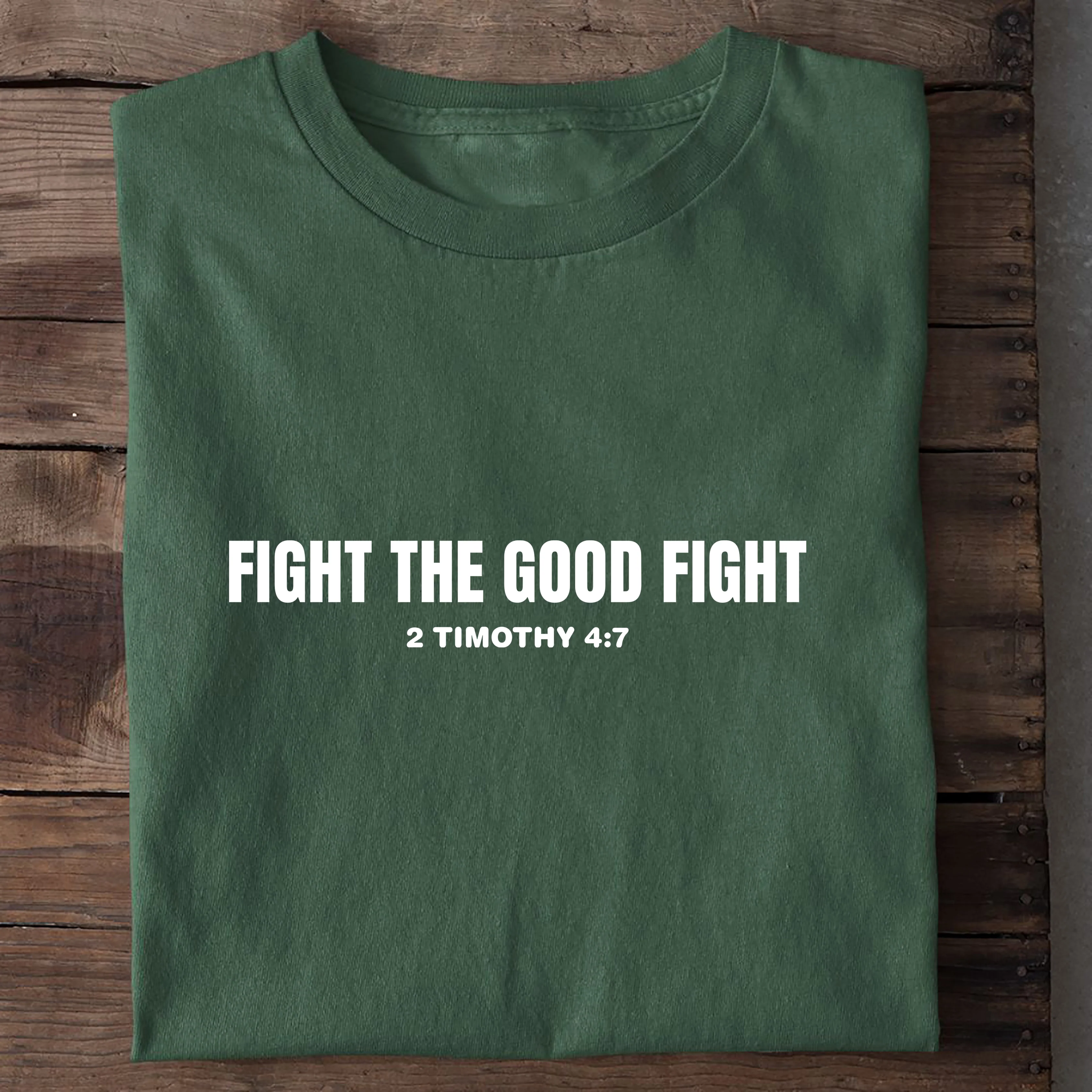 Fight the good fight Shirt - Image 8
