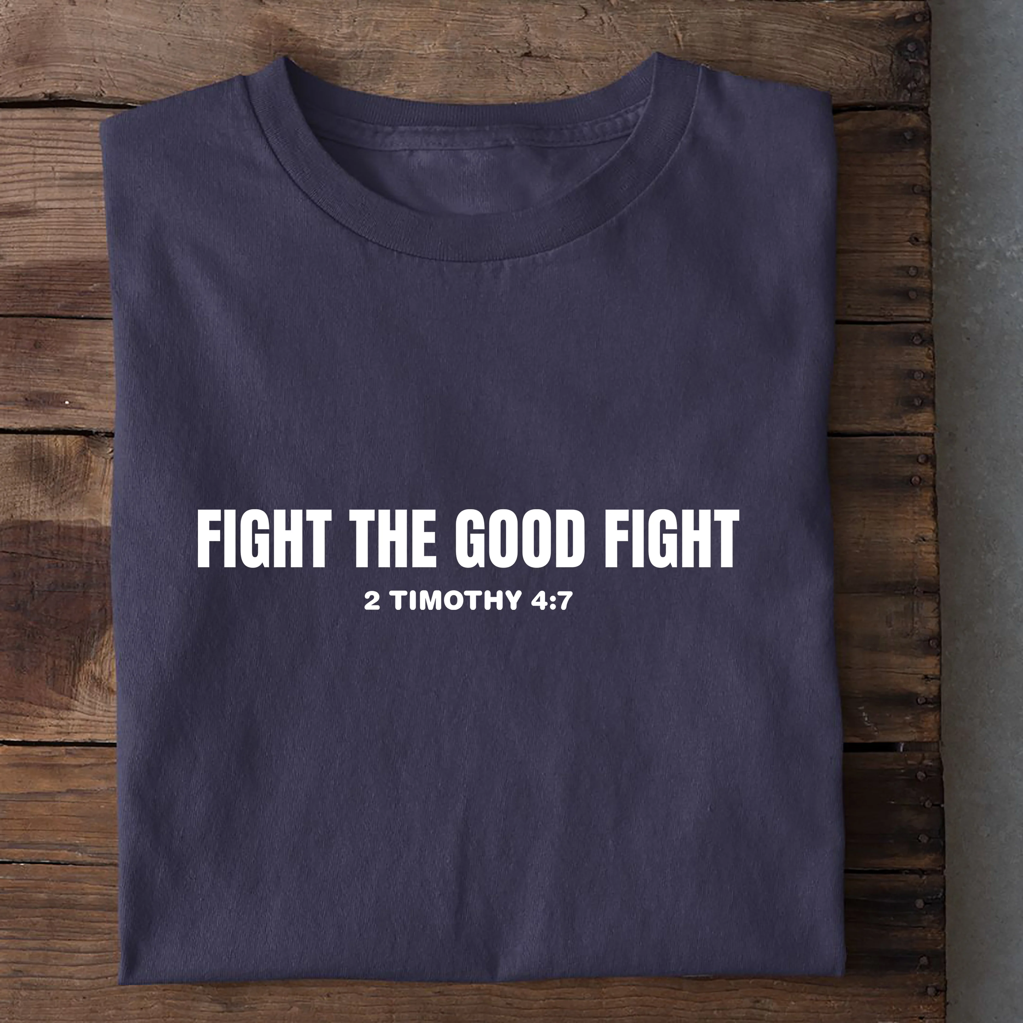 Fight the good fight Shirt - Image 9