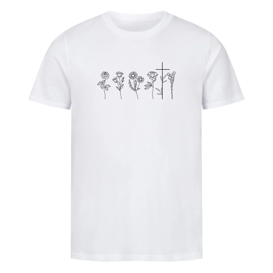 Flowers and Cross Shirt - Image 4