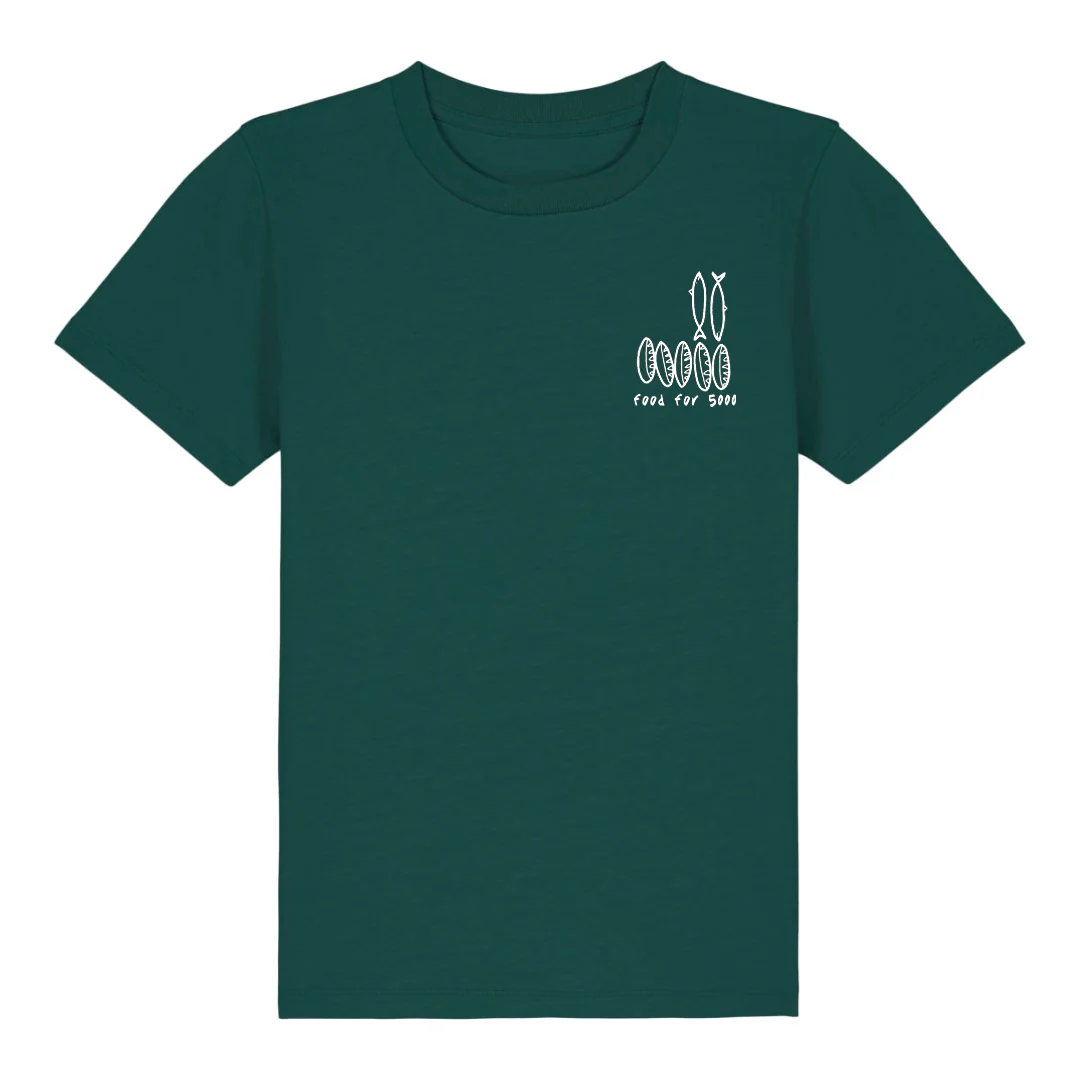 Food for 5000 Kinder T-Shirt - Image 7