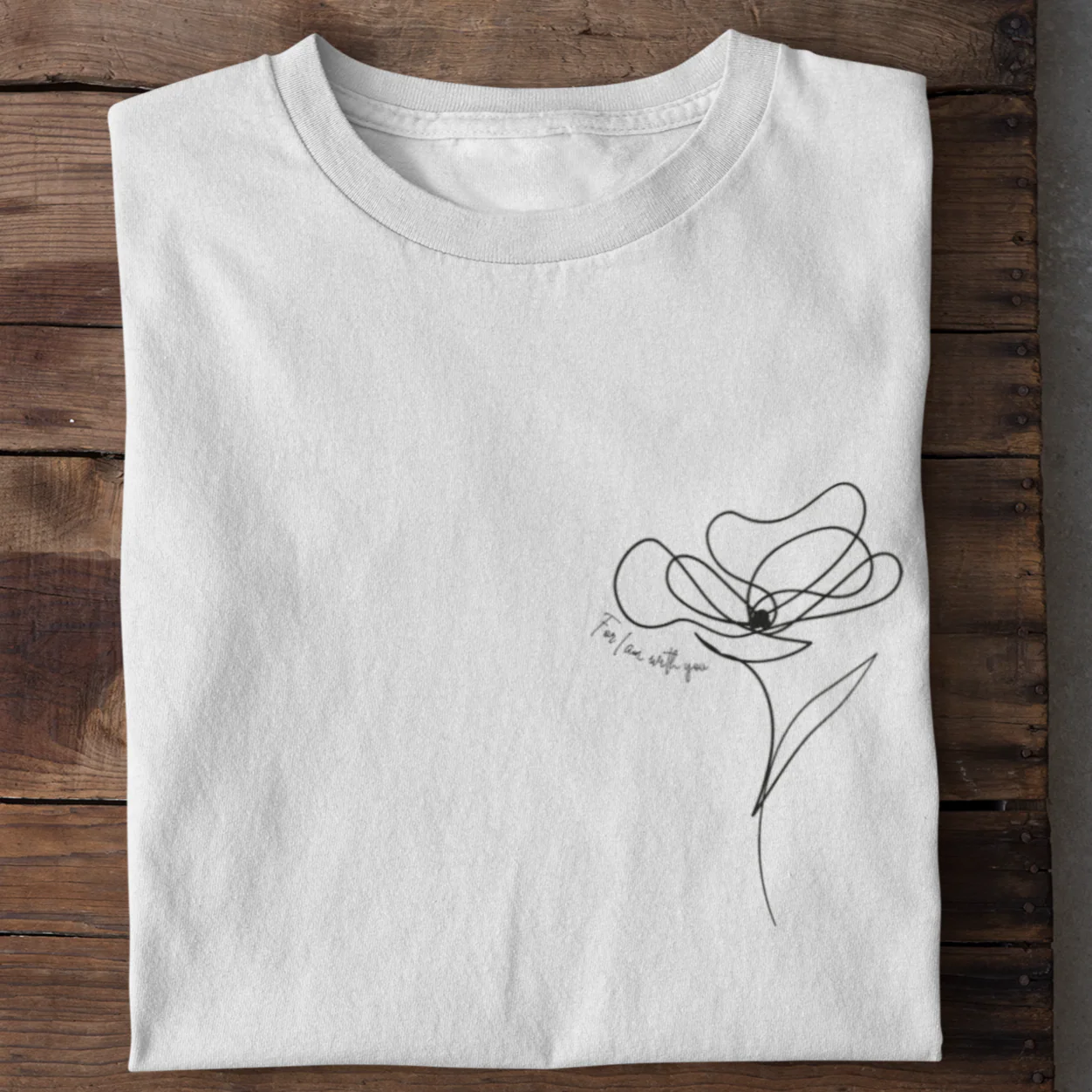 For i am with you - Lineart Shirt - Image 7