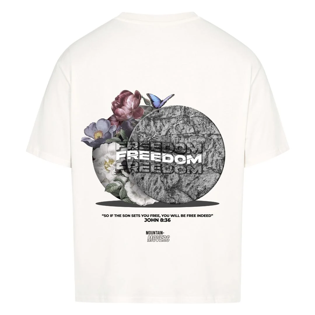 Freedom Grave Oversized Shirt BackPrint - Image 2