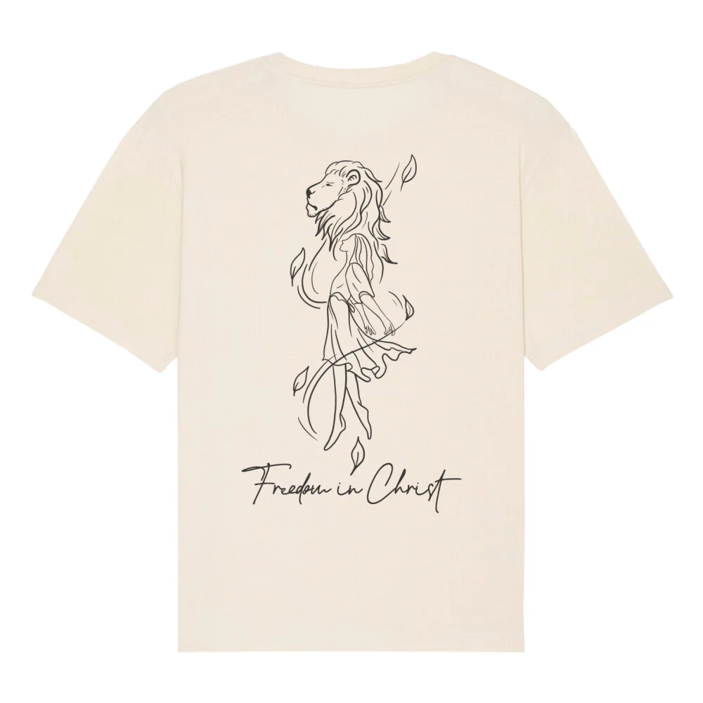 Freedom in Christ Oversized Shirt BackPrint - Image 6