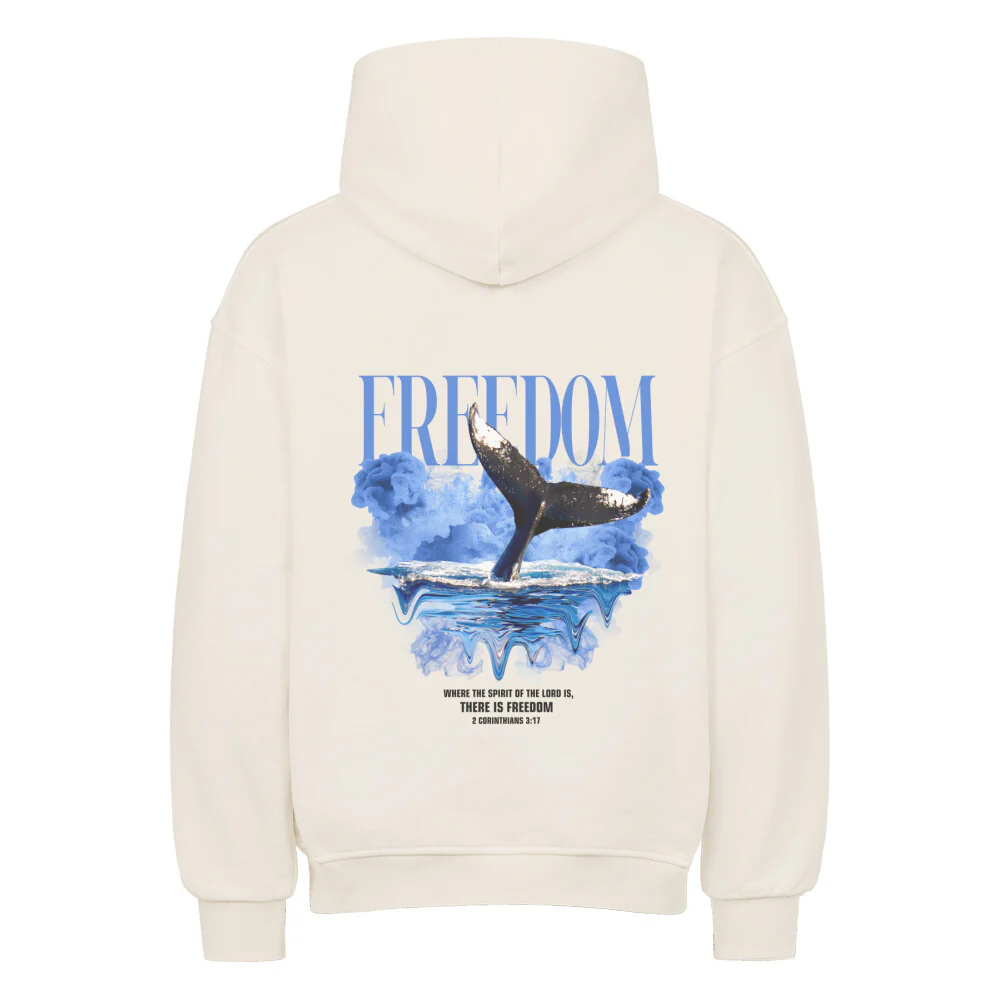 Freedom Oversized Hoodie BackPrint - Image 5