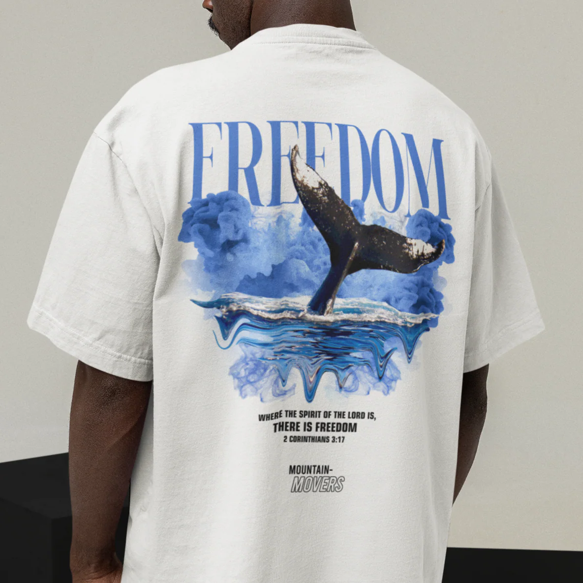 Freedom Streetwear Oversized Shirt BackPrint - Image 3