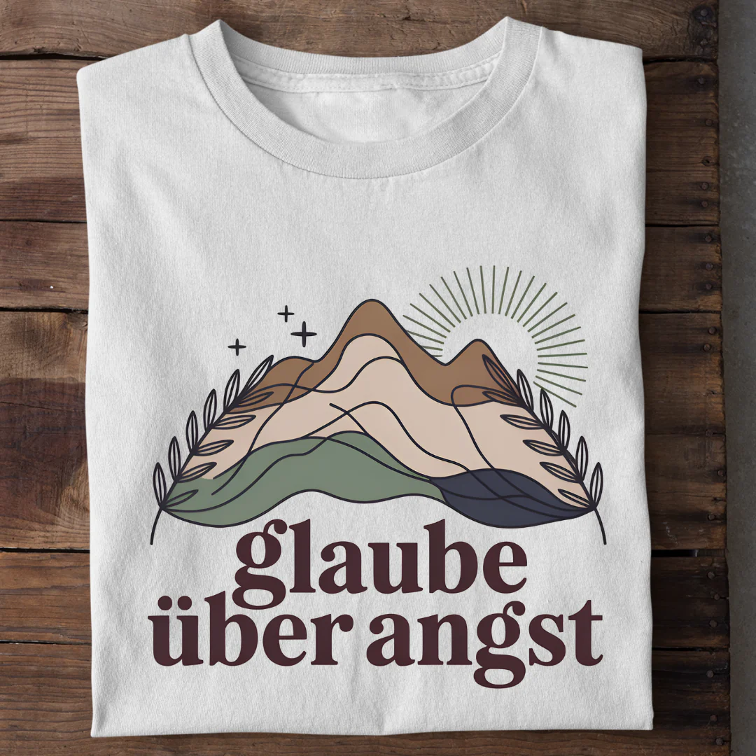 Glaube über Angst Shirt - Image 3