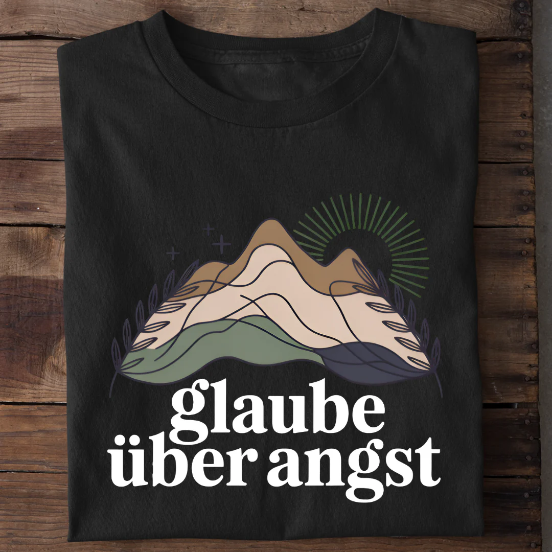 Glaube über Angst Shirt - Image 5