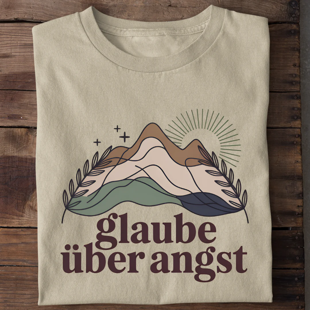 Glaube über Angst Shirt - Image 6