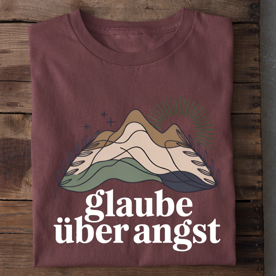 Glaube über Angst Shirt - Image 7