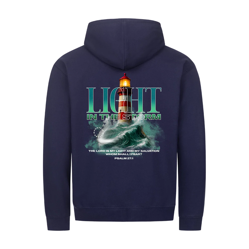 God as Our Light and Salvation Zipper Hoodie Backprint - Image 7