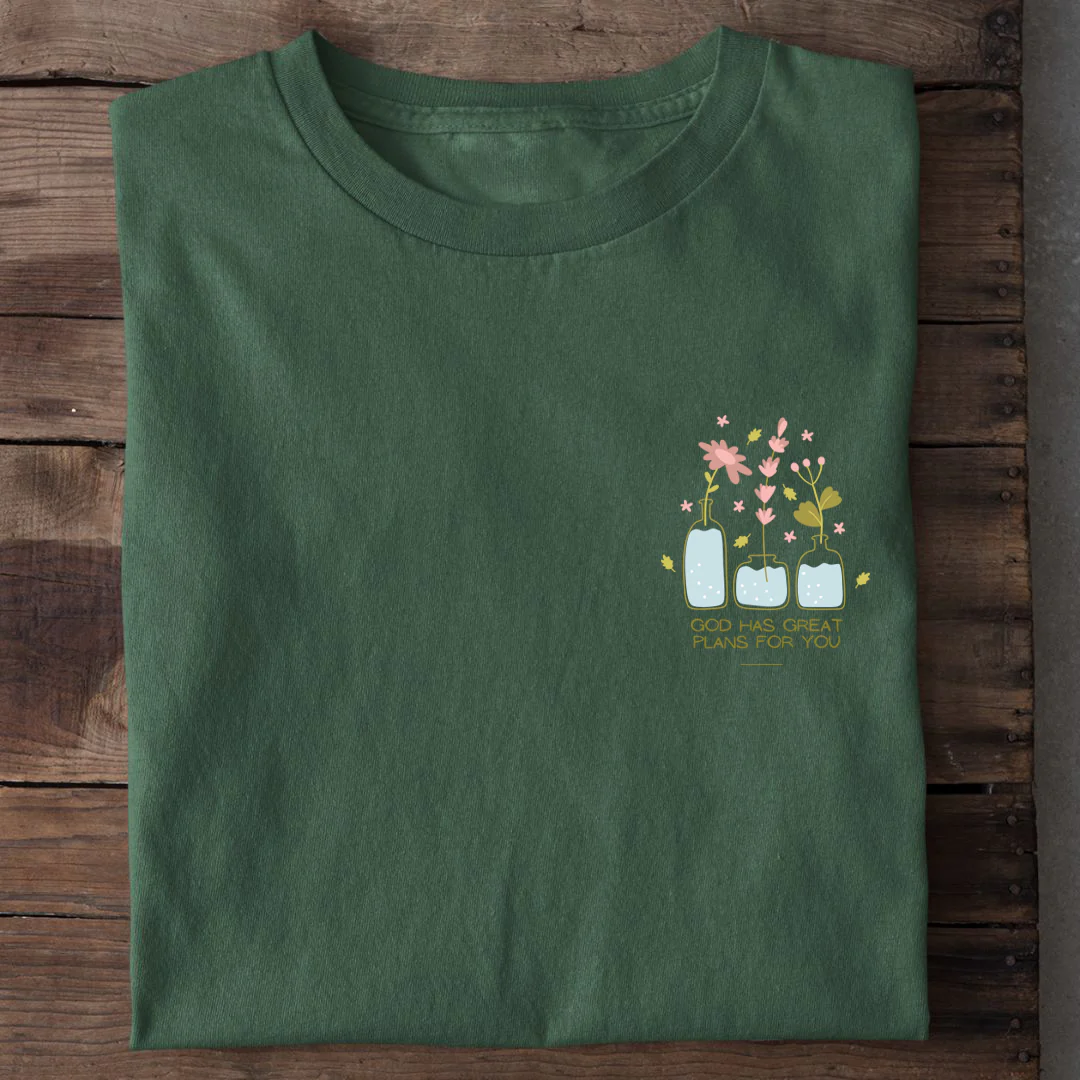 God has great plans Shirt - Image 11