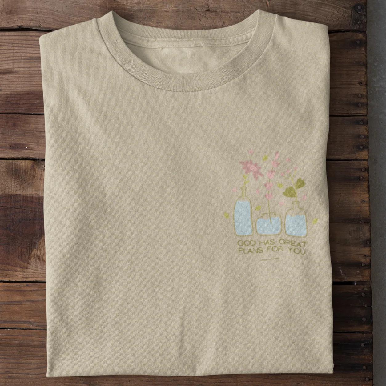 God has great plans Shirt - Image 8
