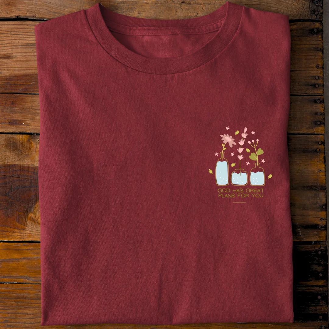 God has great plans Shirt - Image 9