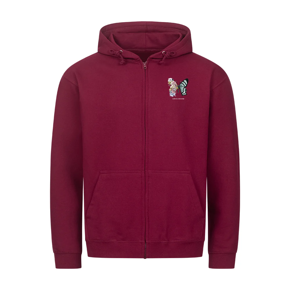 God is a creator Zipper Hoodie - Image 5