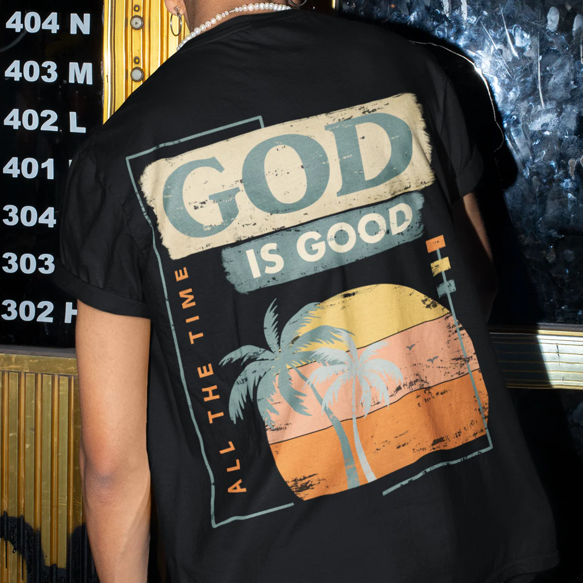 God is Good Oversized Shirt BackPrint - Image 8