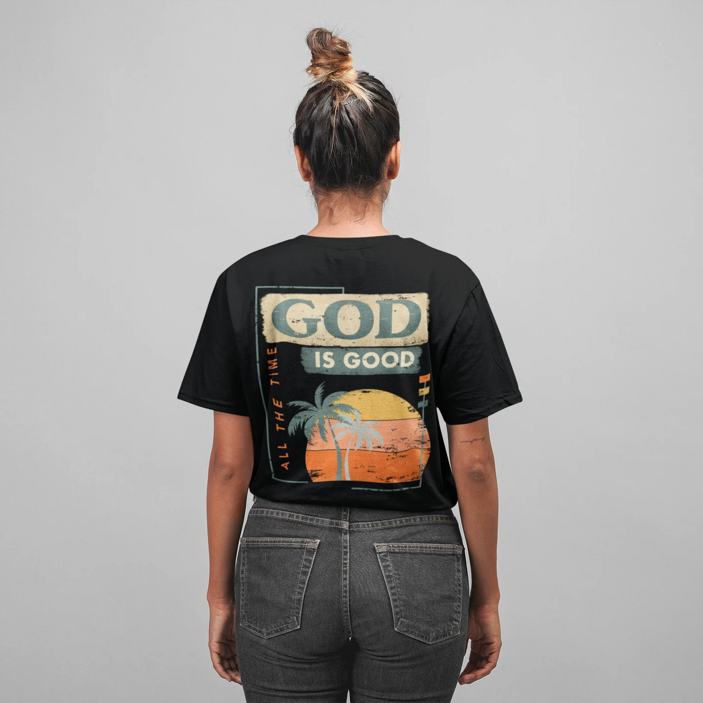 God is Good Oversized Shirt BackPrint - Image 9
