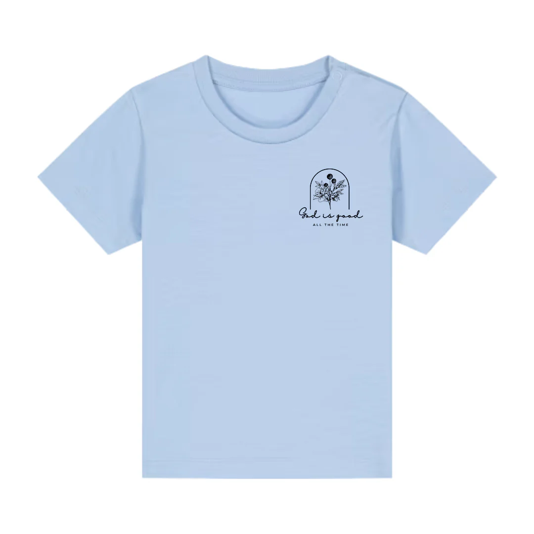 God is good floral Baby T-Shirt - Image 6