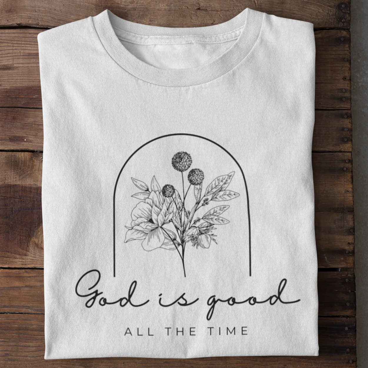 God is good floral Shirt - Image 2